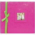 MBI® Expressions Embossed Postbound Album With Window, 12 x 12, Pink