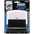Plus Corporation Kespon Large ID Guard Stamp, White