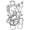Magnolia Princes & Princesses 6 1/2 x 3 1/2 Cling Stamp, Baby Tilda