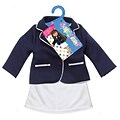 Fibre Craft® Springfield Collection® Blazer and Dress For 18 Dolls, Navy/White