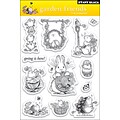 Penny Black® 5 x 7 1/2 Clear Stamp, Garden Friends