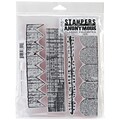 Stampers Anonymous Tim Holtz 7 x 8 1/2 Cling Stamp Set, Classics #6