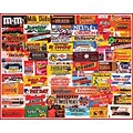 White Mountain Puzzle 24 x 30 Charlie Girards Jigsaw Puzzle,  Candy Wrappers 