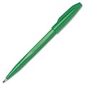Pentel Porous Sign Pen, Fine Point, Green, Dozen