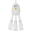 Accell® PowerSquid® JR 3 to 1 Cord Outlet Multiplier; White