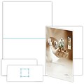 Blanks/USA® 9 x 12 80 lbs. Gloss Cover Printable Folder, White, 50/Pack