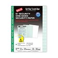 Blanks/USA® Kant Kopy® 8 1/2 x 11 Security Papers; Void Green, 250 Sheets/Pack