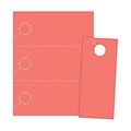 Blanks/USA® 3.67 x 8 1/2 174 GSM Digital Cover Door Hangers, Red, 150/Pack