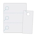 Blanks/USA® 3.67 x 8 1/2 147 GSM Digital Cover Door Hangers; Gray, 1000/Pack