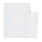 Blanks/USA® 3.67" x 8 1/2" 147 GSM Digital Cover Door Hangers; Gray, 1000/Pack