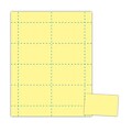 Blanks/USA® 3 1/2 x 2 3/16 Digital Name Tag, Canary, 400/Pack