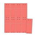 Blanks/USA® 2 1/8 x 5 1/2 Numbered 01-400 Digital Cover Raffle Ticket, Red, 400/Pack