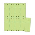 Blanks/USA® 2 1/8 x 5 1/2 Numbered 01-1000 Digital Cover Raffle Ticket, Bright Green, 1000/Pack