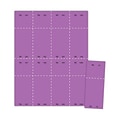 Blanks/USA® 2 1/8 x 5 1/2 Numbered 01-1000 Digital Cover Raffle Ticket, Purple, 1000/Pack