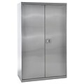 Sandusky Stainless Steel 78 Paddle Lock Storage Cabinet with 5 Shelves (SA4D482478-XX)