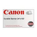 Canon 130gsm Durable Banner Paper, Matte, 24(W) x 100(L), 1/Roll
