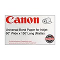 Canon 90gsm Universal Bond Paper, Matte, 60(W) x 150(L), 1/Roll