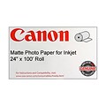 Canon 170gsm Coated Paper, Matte, 24(W)x 100(L), 1/Roll