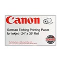 Canon 310gsm Fine Art German Etching Printing Paper By Hahnemuhle, Matte, 36(W) x 39(L), 1/Roll