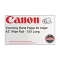 Canon 75gsm Economy Bond Paper, Matte, 42(W) x 150(L), 1/Roll