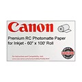 Canon 255gsm Premium RC Photo Paper, Matte, 60(W) x 100(L), 1/Roll