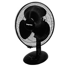 Impress IM-713 12 Oscillating Table Fan; Black