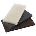 Premiere Pads 4 x 10 Light-Duty Scour Pad, White, 20 Pads/Carton