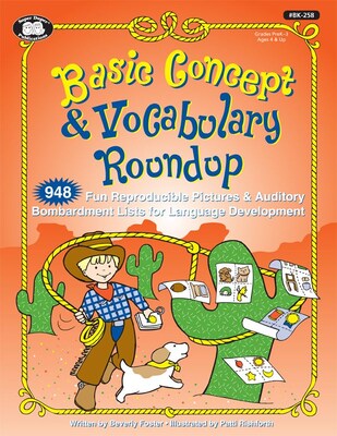 Super Duper® Basic Concept & Vocabulary Round-Up Book