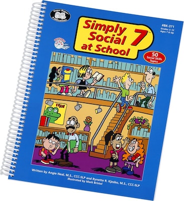 Super Duper® Simply Social 7™ at School Life Skills Resouce Book