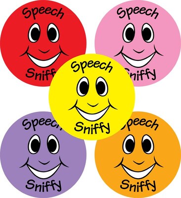 Super Duper® Speech Sniffy Stickers, 1080/Pk