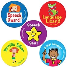 Super Duper® 500 Speech and Language Reward Stickers, 500/Pk