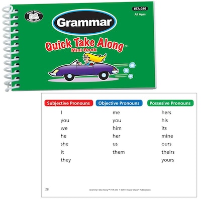 Super Duper® Grammar Quick Take Along™ Mini-Book, All Ages