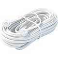 STEREN® 50 6-Wire Premium Telephone Line Cord; White