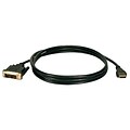 QVS® 3.3 HDMI Male to DVI Male Digital Video Cable; Black
