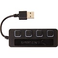 Sabrent® 4-Port USB 2.0 Hub With Individual Power Switches