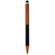 Monteverde S-105 Click Action One-Touch Ballpoint Pen With Top Stylus, Orange, 2/Pack (MV36033)