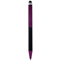 Monteverde® S-105 Clip Action One-Touch Ballpoint Pen With Stylus, 12/Pack, Magenta
