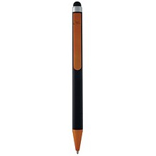 Monteverde S-105 Clip Action One-Touch Ballpoint Pen With Stylus, Orange, 12/Pack (MV36153)