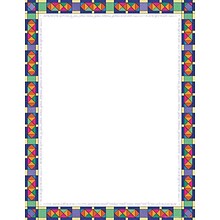 Barker Creek 11 x 8 1/2 Computer Paper, Stained Glass, 50/pk