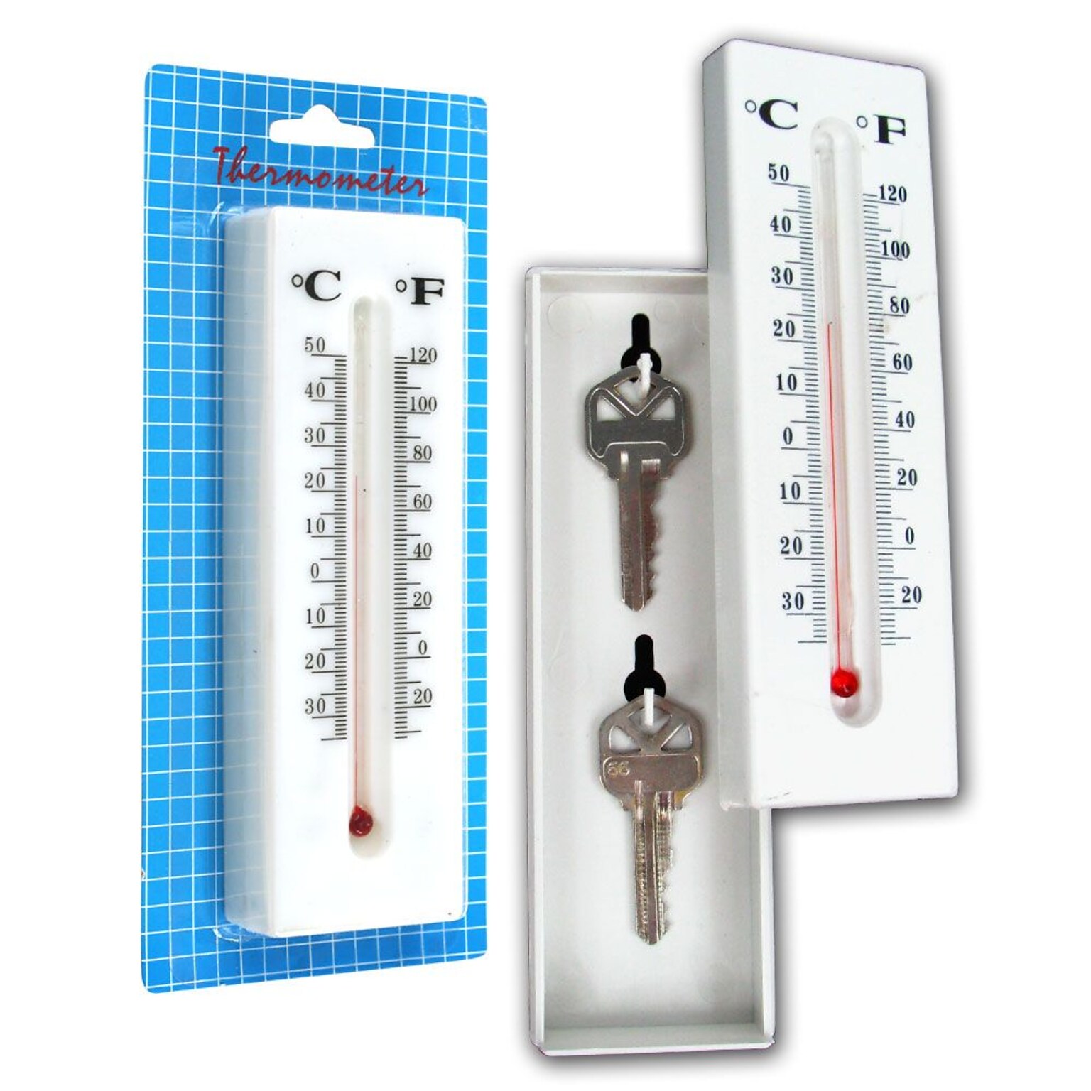 Trademark Home™ 72-48149 Home Collection Hide A Key Thermometer