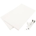 Canvas Concepts™ 8 x 12 Fancy Back Decor Canvas, White, 2/pack