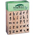 EK Success™ Image Tree Handle Stamp Set, Susy Ratto Brush Letter Alphabet/Lower