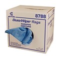 DuraWipe® Creped Blue Towels, 12 x 12, 250/Case