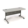 NPS #BPFT-2460 24 x 60 Flip-N-Store Table, Speckled Grey /Grey Hammer-Tone- 4 Pack