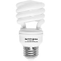 Earthbulb® 13 W 2700K T2E Spiral Compact Fluorescent Light Bulb; Soft White, 6/Pack