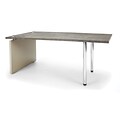 OFM™ Profile Series Laminated Cocktail Table With Steel Tube Legs, Painted Screen/Gray Leg Panel