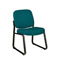 OFM Fabric Armless Guest and Reception Chair, Teal (405-802)