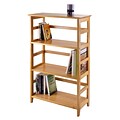 Winsome Solid/Composite Wood 3-Tier Studio Bookshelf, Honey (99342)