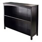 Winsome Terrace Solid/Composite Wood 3-Tier 37" Wide Storage Shelf, Espresso