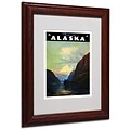 Trademark Fine Art Trav Alaska 11 x 14 Wood Frame Art